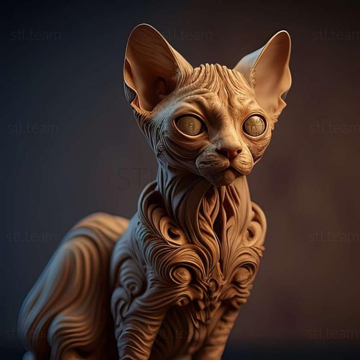 3D model Donskoy cat (STL)